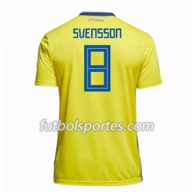 Camisetas Suecia Svensson 8 Primera Equipacion Mundial 2018